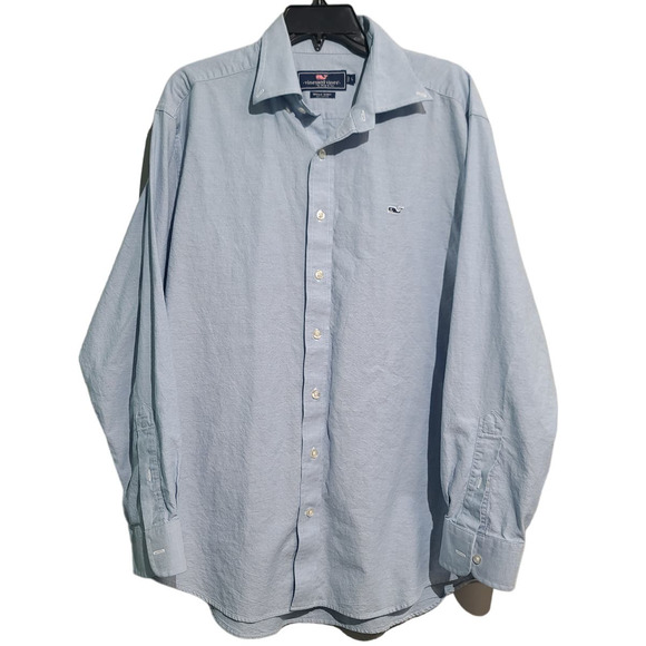 Vineyard Vines Blue Whale Slim Fit Tucker Button Shirt - Picture 1 of 3